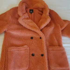 Cozy Pink Fuzzy Coat